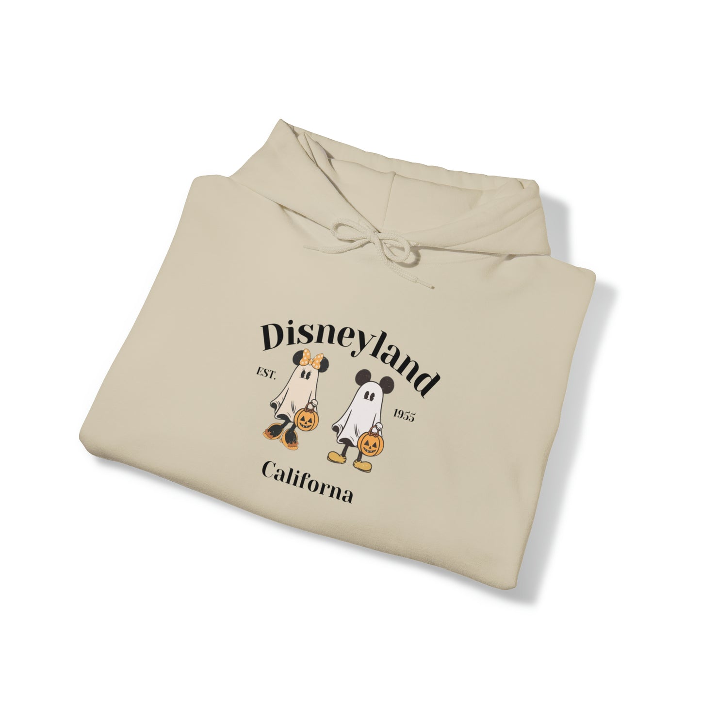 Disneyland Mickey And Minnie Ghost Unisex Heavy Blend Hooded Sweatshirt
