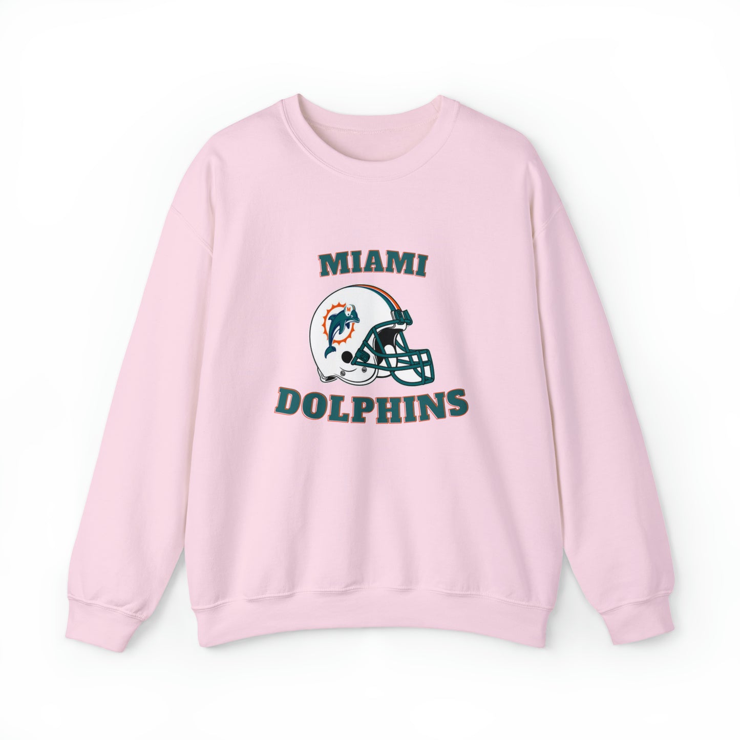 Miami Dolphins Unisex Heavy Blend Crewneck Sweatshirt
