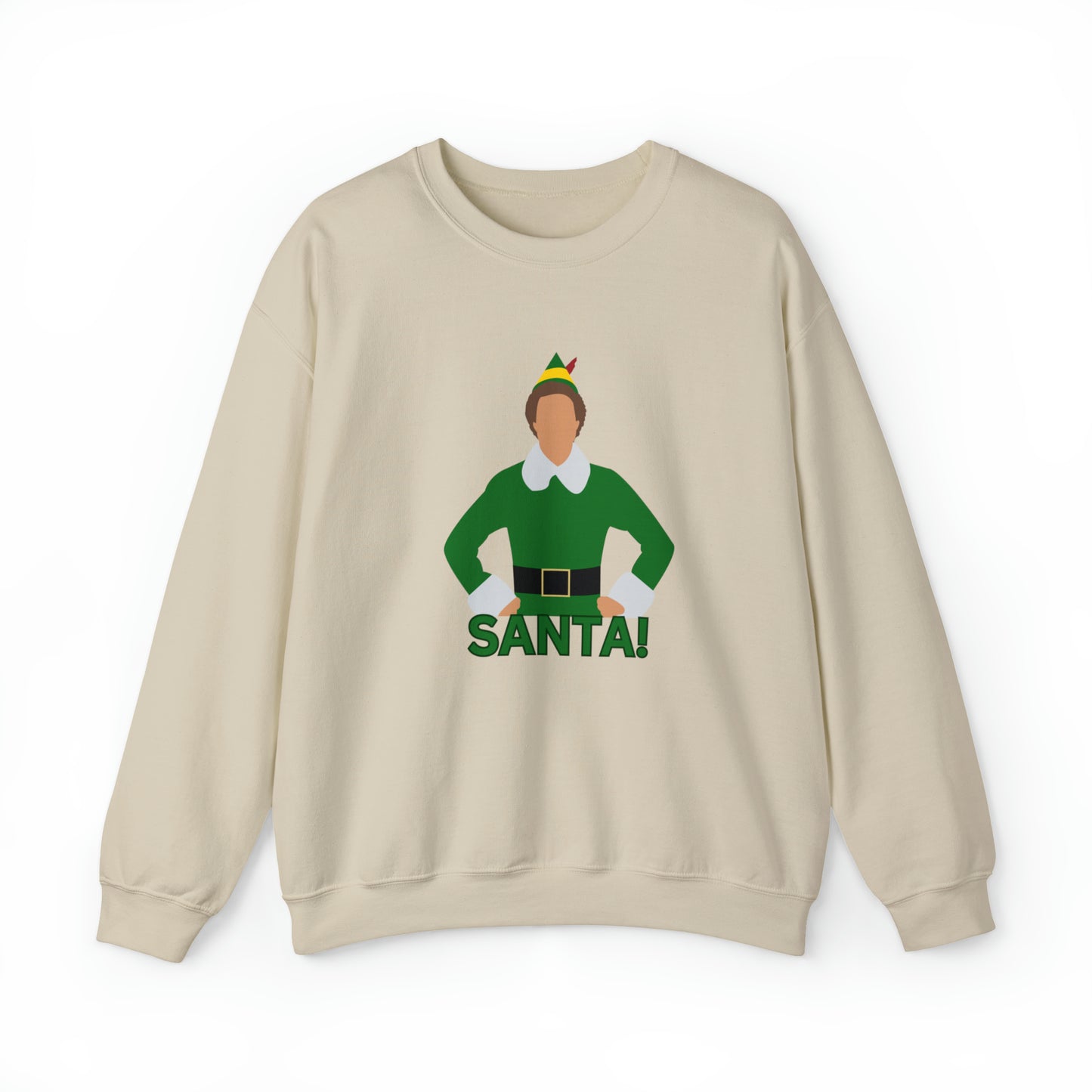 Santa Buddy Elf Unisex Heavy Blend Crewneck Sweatshirt