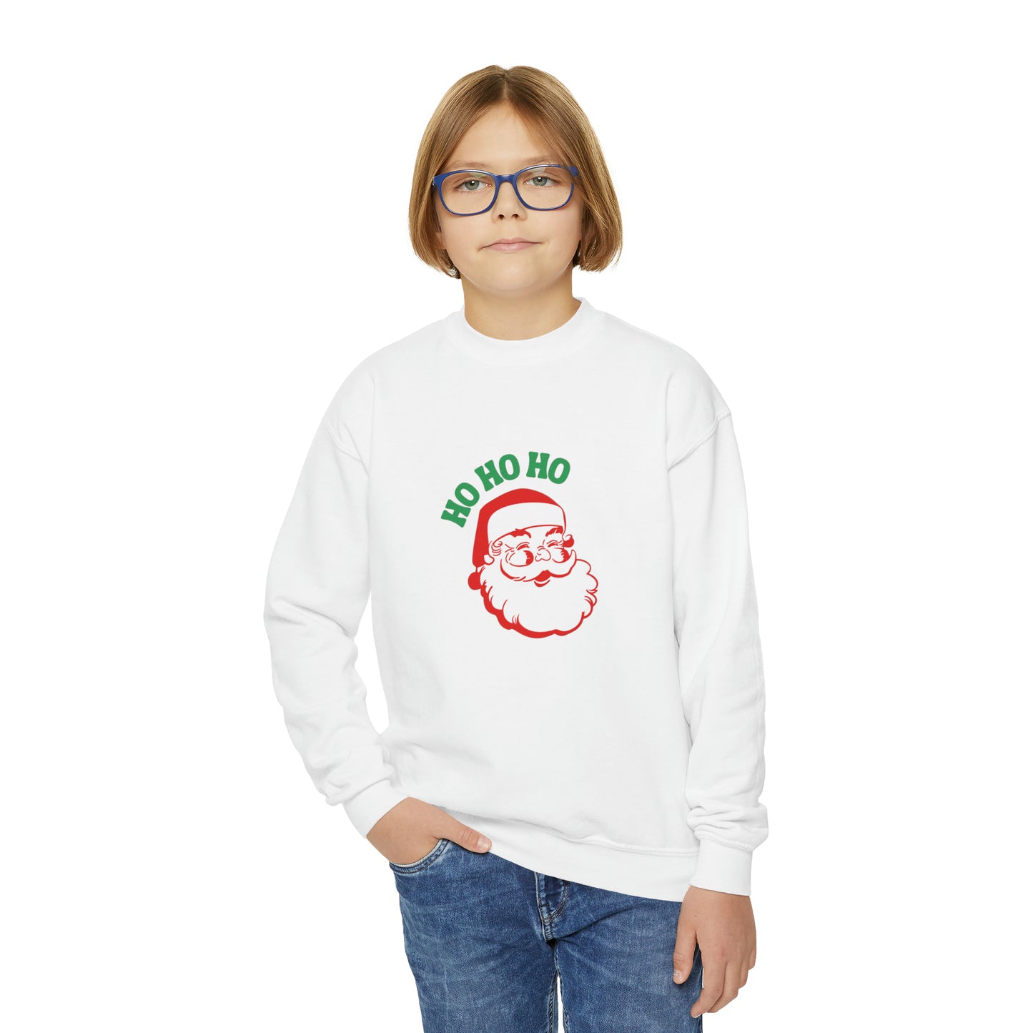 Santa Youth Crewneck Sweatshirt