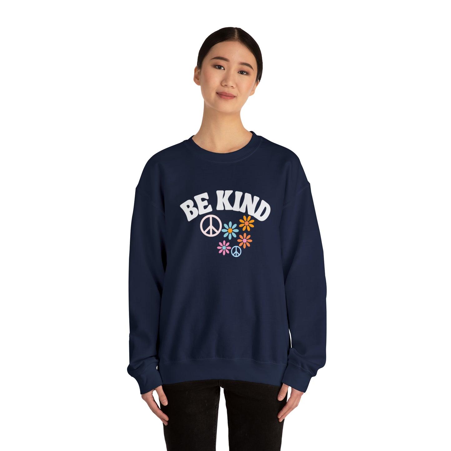 Be Kind Unisex Heavy Blend Crewneck Sweatshirt