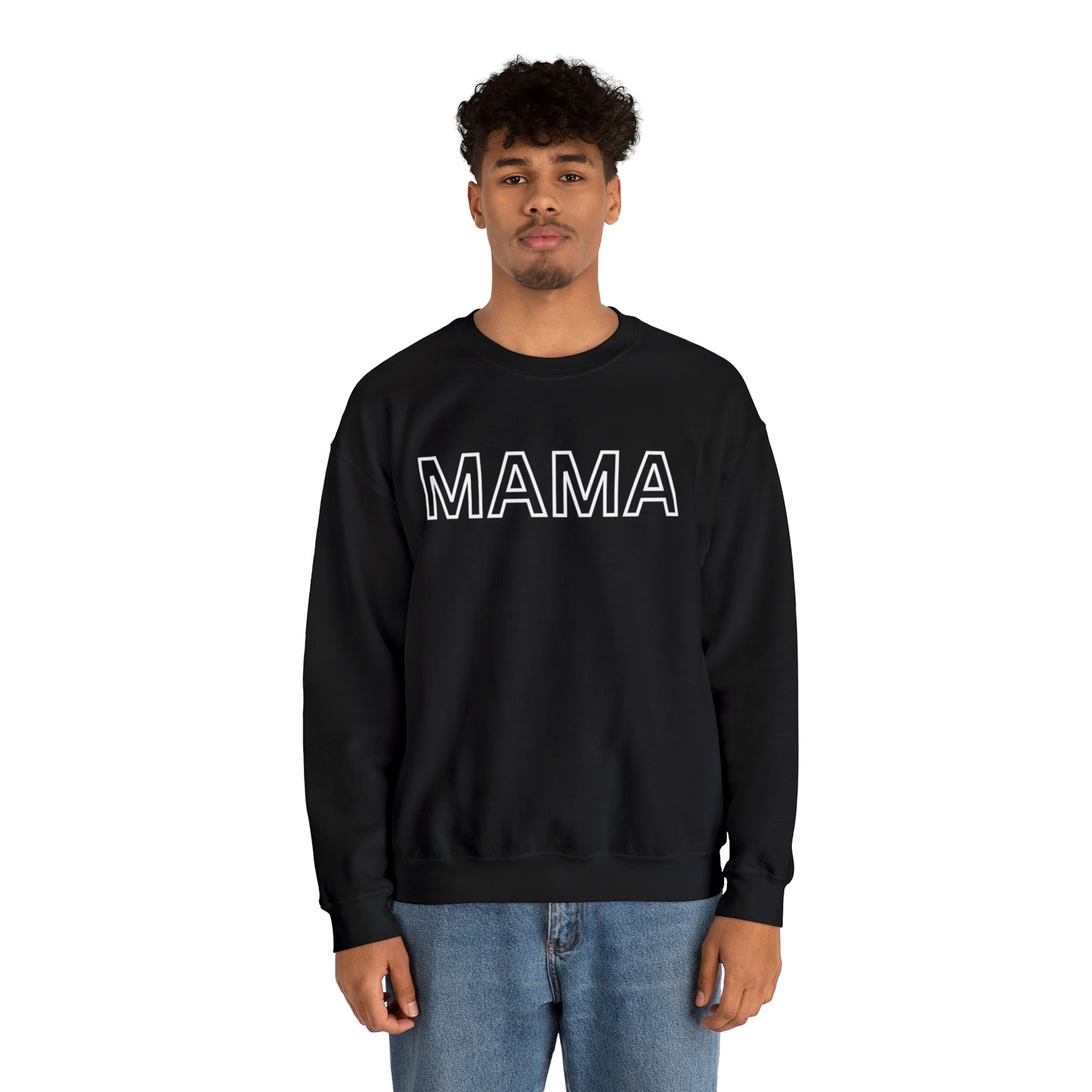 Mama Unisex Heavy Blend Crewneck Sweatshirt